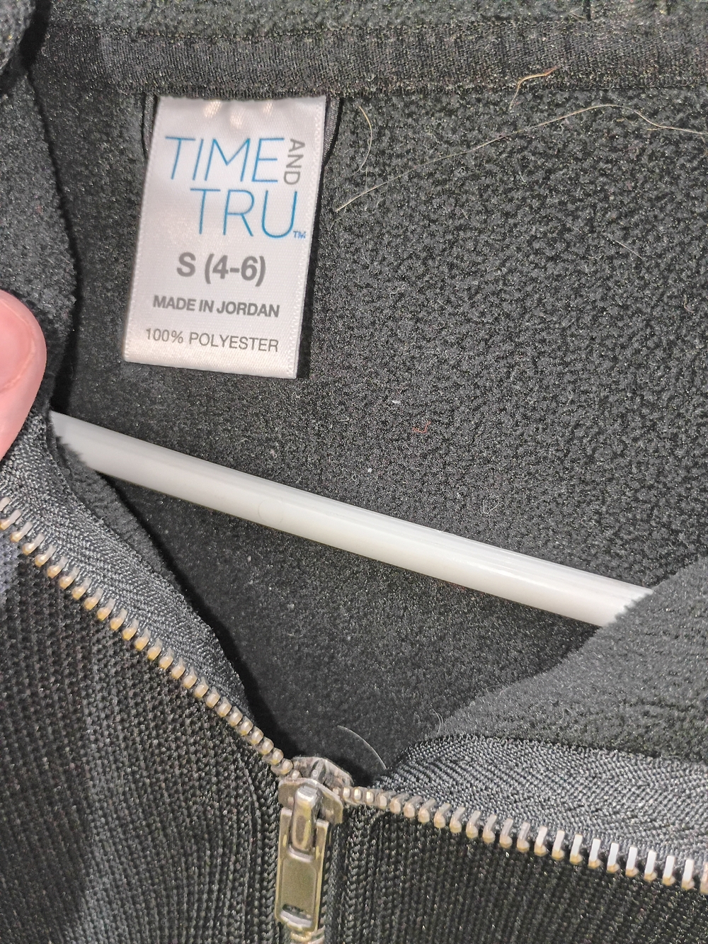 Black Full-Zip Hooded Jacket - Picture 5 of 12
